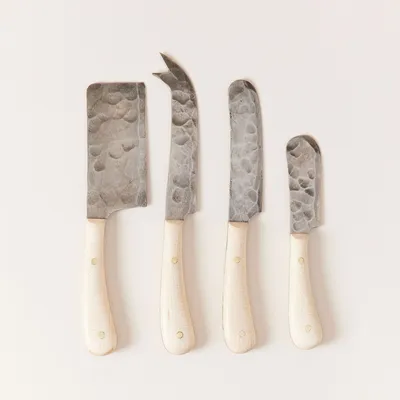 Farmhouse Pottery Artisan Forged Cheese Knives | West Elm