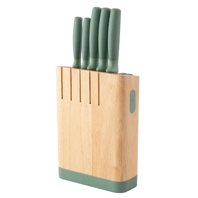 BergHOFF 6-Piece Knife Block Set | West Elm