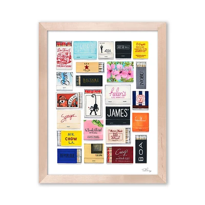 LA Framed Matchbook Print by My Father's Daughter | West Elm