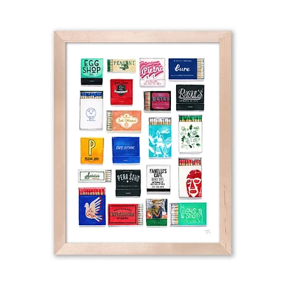 Soho & Nolita Framed Matchbook Print by My Father's Daughter | West Elm