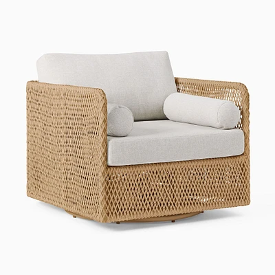 Coastal Outdoor Swivel Chair | West Elm