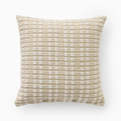 Outdoor Chunky Linear Pillow | West Elm