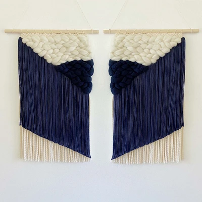 Sunwoven Mirrored Pair Wall Hangings | West Elm