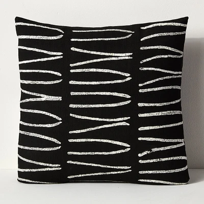 Sadza Batik Lines Pillow Cover