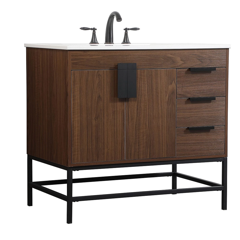 Bradshaw Single Bathroom Vanity (18"–48") | West Elm