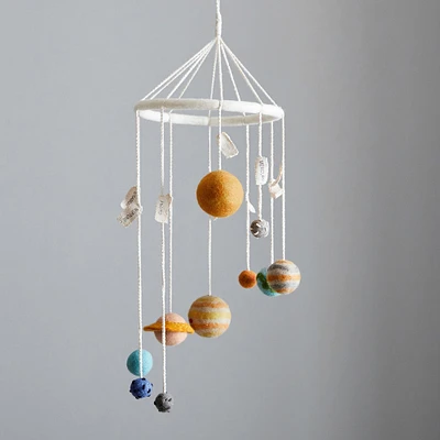 Wool Planet Ceiling Mobile | West Elm