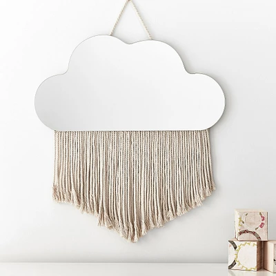 Cloud Fringe Mirror (24"W x 29.5"H) | West Elm