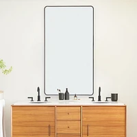 Streamline Metal Wall Mirror | West Elm