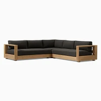 Telluride Outdoor 3-Piece L-Shaped Sectional (115") | West Elm