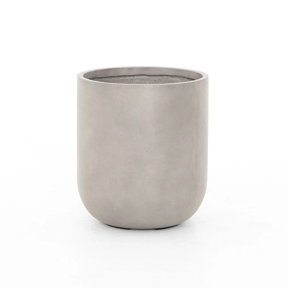 Concrete Round Planter | West Elm