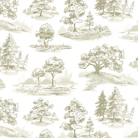 Tree Toile Removable Wallpaper | West Elm