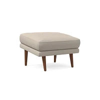 Lucia Ottoman - Wood Legs | West Elm