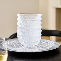 Jupiter Beaded Glass Cereal Bowls (Set of 6) | West Elm