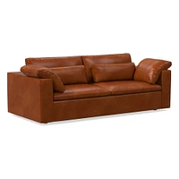 Harmony Modular Leather Sofa (82"–92") | West Elm