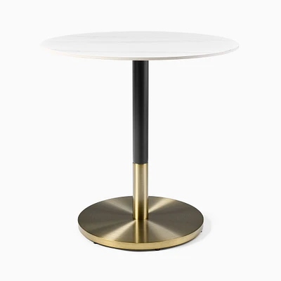 Orbit Restaurant Round Dining Table - Porcelain | West Elm