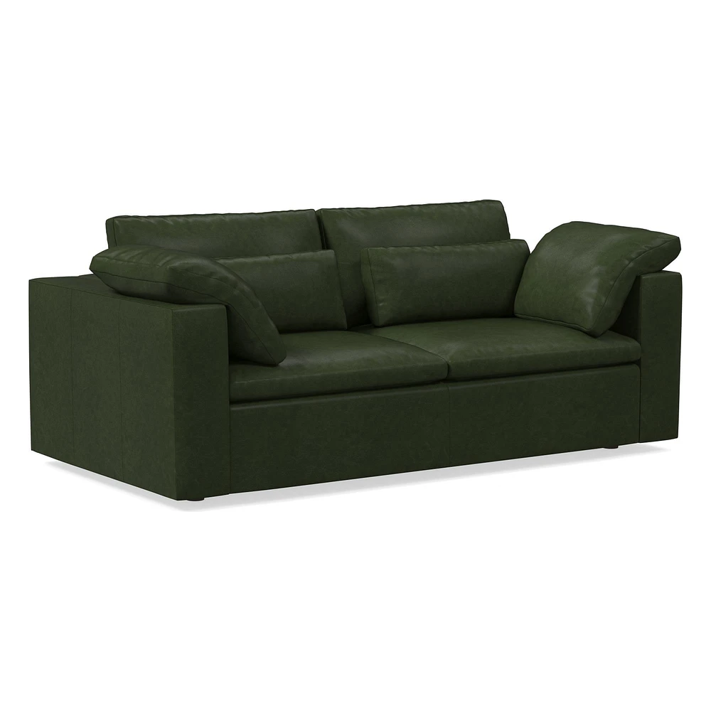 Harmony Modular Leather Sofa (82"–92") | West Elm