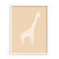 Sweet Giraffe Framed Wall Art by Minted for West Elm |