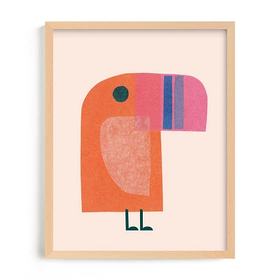 Mod Toucan Framed Wall Art by Minted for West Elm |