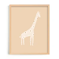 Sweet Giraffe Framed Wall Art by Minted for West Elm |
