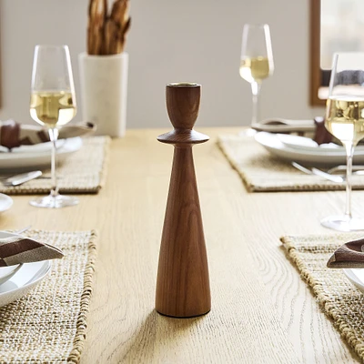 Tira Wood Taper Holders | West Elm