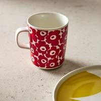 Marimekko Oiva Pikkuinen Unikko 60th Anniversary Mug | West Elm