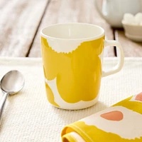 Marimekko Oiva Iso Unikko Handled Mug | West Elm