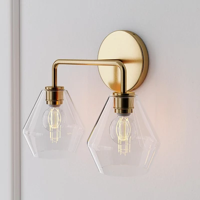 Sculptural -Light Geo Sconce | West Elm