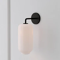 Sculptural Glass Pebble Wall Sconce - Medium | West Elm