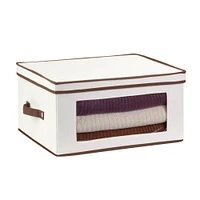 Canvas Window Storage Box | West Elm