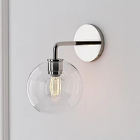 Sculptural Glass Globe Wall Sconce - Small (Ombre) | West Elm