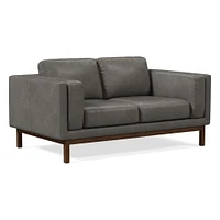 Dekalb Leather Sofa (68"–96") | West Elm