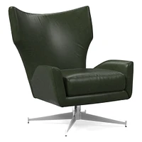 Hemming Leather Swivel Chair | West Elm