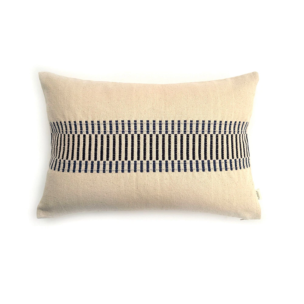 Nimmit Handloomed Spor Pillow Cover | West Elm