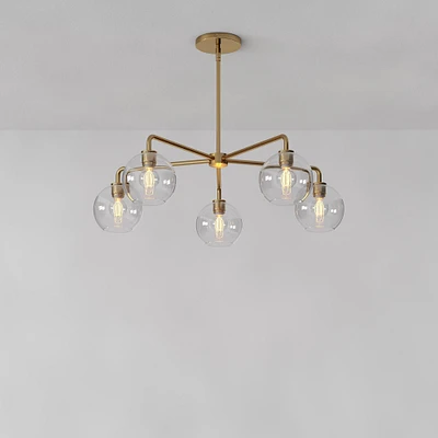 Sculptural -Light Globe Chandelier | West Elm