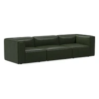 Remi Leather Modular Sofa (72"–108") | West Elm