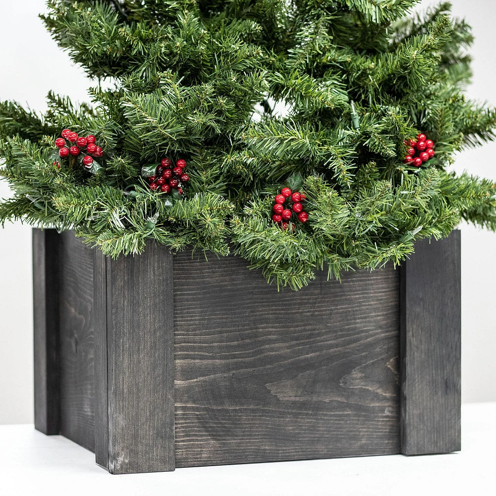 The McGarvey Workshop Wood Tree Skirt | West Elm