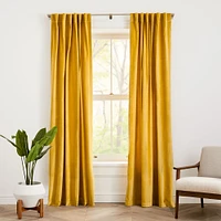 Cotton Velvet Curtain | West Elm