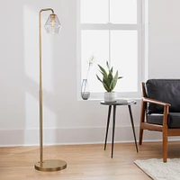 Sculptural Glass Geo Floor Lamp | West Elm