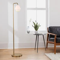 Sculptural Glass Geo Floor Lamp | West Elm