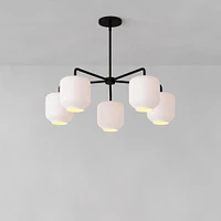 Sculptural 5-Light Pebble Chandelier | West Elm