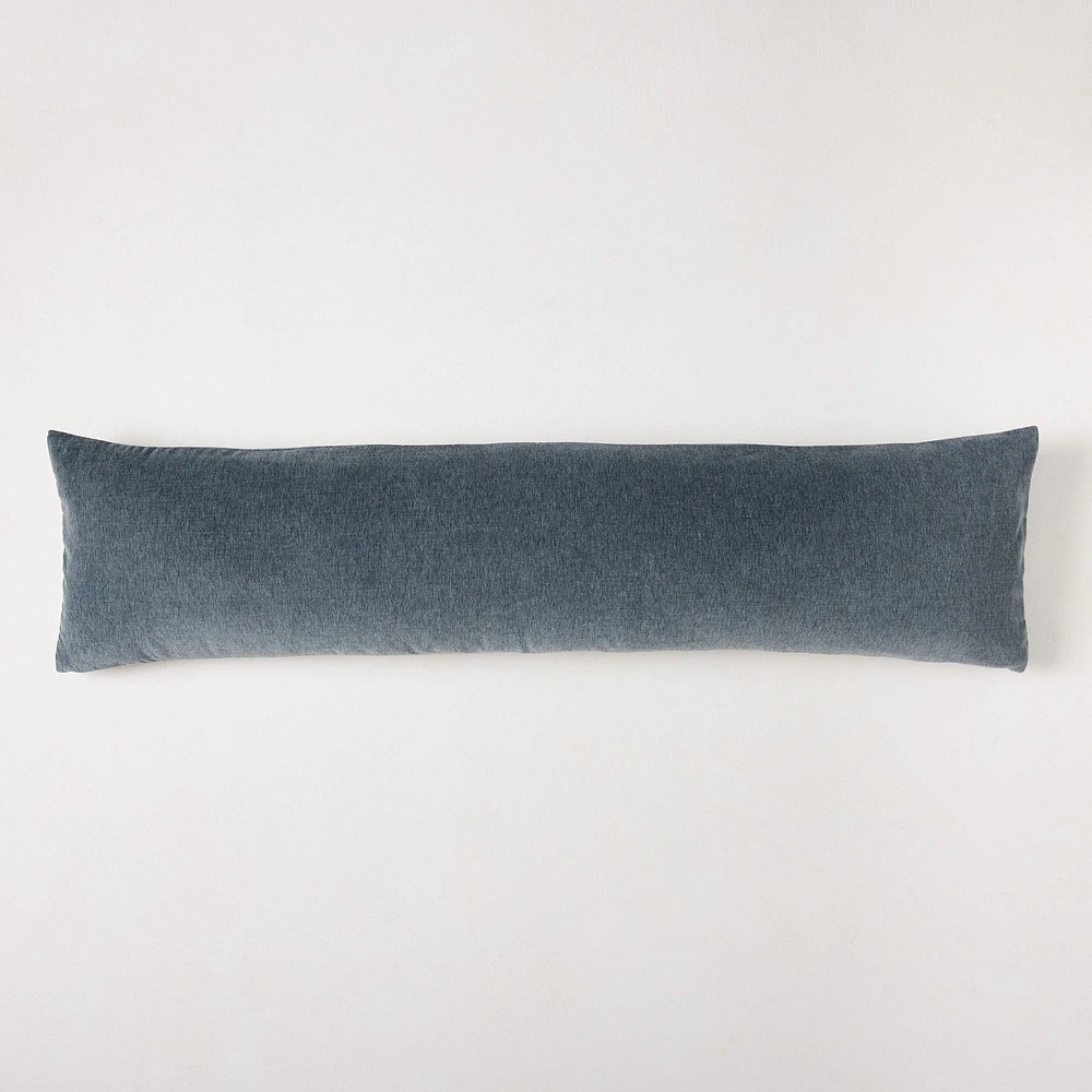 Classic Cotton Velvet Oversized Lumbar Pillow Cover | West Elm