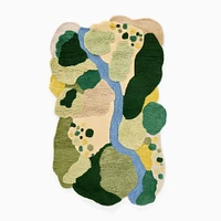 National Geographic Topo Landscape Rug | West Elm