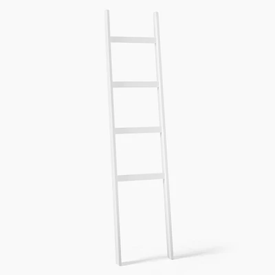 Modern Leaning Narrow Towel Ladder | West Elm