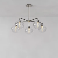 Sculptural -Light Globe Chandelier | West Elm