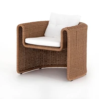 Outdoor Rounded Woven Chair | West Elm