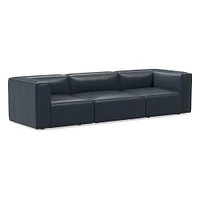 Remi Leather Modular Sofa (72"–108") | West Elm