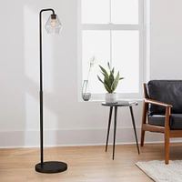 Sculptural Glass Geo Floor Lamp | West Elm