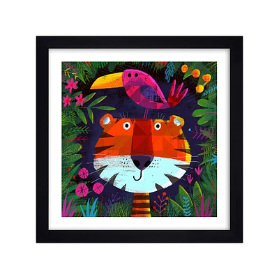 WerkShoppe Tiger & Friend Framed Wall Art | West Elm