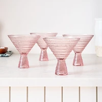 Jupiter Beaded Martini Glasses (Set of 4) | West Elm