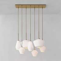 Sculptural 7-Light Geo Chandelier | West Elm